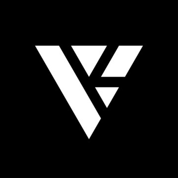 Creative Letter VK KV logo design