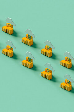 Cloud computing. data storage technology.