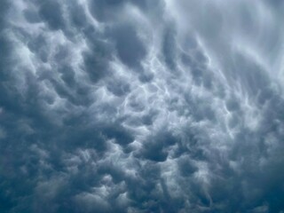 mammatus storm clouds timelapse nimbostratus, nature background, dramatic sky, sky before storm