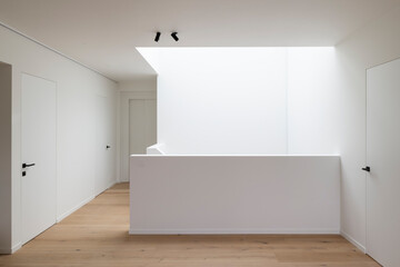 skylight in stairwell