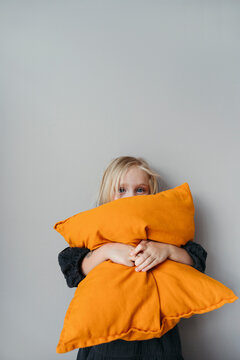 Portrait of cute little girl.