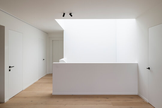 skylight in stairwell