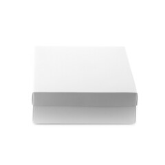 White  cardboard box isolated on white
