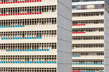 2 buildings in a diagonal perspective