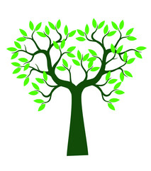 Green vector Tree