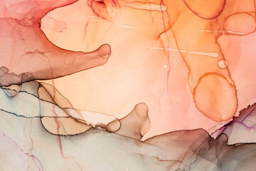 Colorful contemporary abstract painted background.