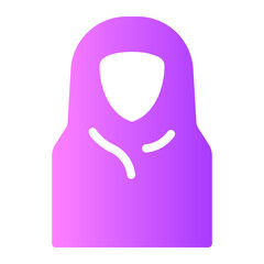 hijab gradient icon