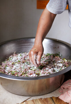 The production process of waist roll, the ingredients