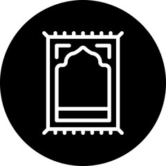 sajadah glyph icon