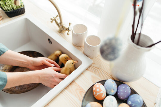 Hygge spring home.
