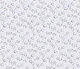 Romantic Crispy flower pattern. For seamless textile, graphic and other prints.