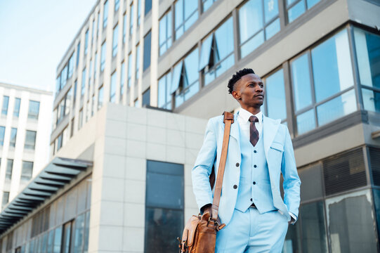 Young black business man