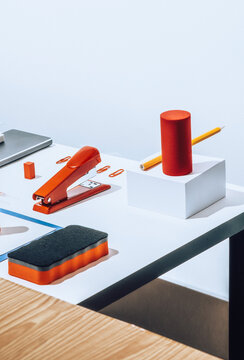 Office Supplies / Objects /Stationary/abstract set up