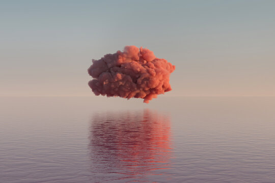 Fototapeta Red cloud