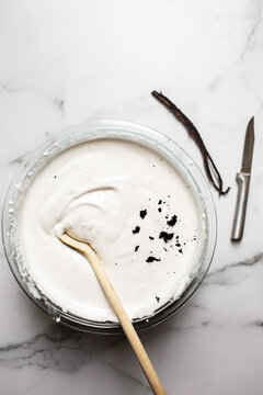 vanilla bean added to marshmallow