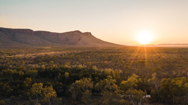sunrise in the kimberly region
