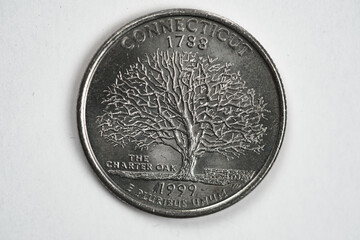 Connecticut US Quarter  Dollar Coin