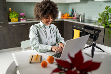 Woman work from home