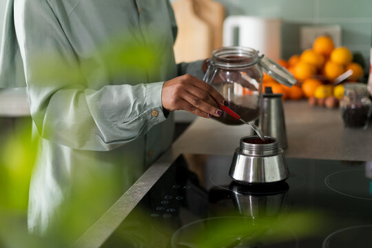 Making coffee at home