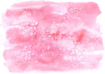 Obraz premium Abstract pink watercolor backround, painting