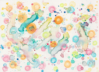 Messy Watercolour Design