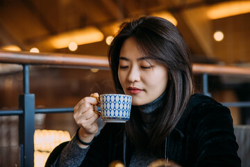 Woman Drinking tea