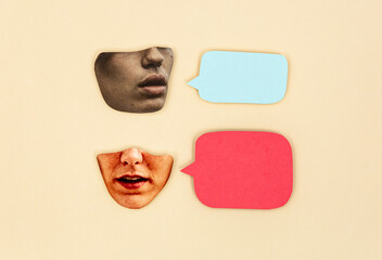 Gender inclusive language concept 