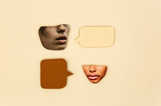Inclusive language collage