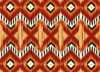 geometric ethnic vintage texture vector art design. textile fashion pattern line  ikat seamless pattern and batik fabric texture asian background wallpaper geometry indian. Ethnic abstract ikat art .