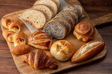 	いろいろなパン　パン集合