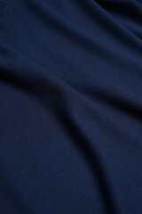 Plakat Natural Fabric texture with blue olive and grey color