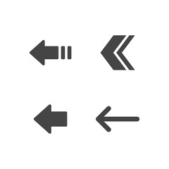 Arrow icons set. Vector Arrows collection.