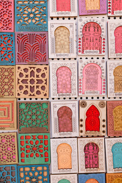 Exploring beautiful Moroccan souvenirs
