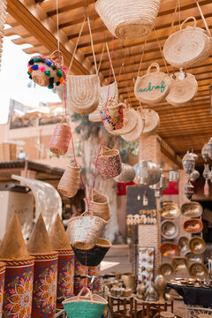 Souvenir bazaar in Morocco