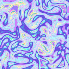 Holographic texture may apply on fonts/materials/design, etc. Psychedelic, Abstract background.