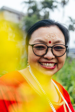 Portrait of a Nepali woman