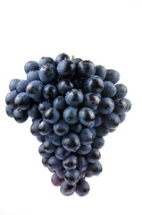 Grapes in white background