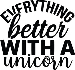 Unicorn Quotes Svg Design