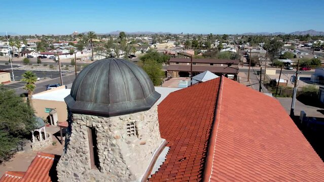 Spanish Style Church Architecture in Casa Grande Arizona