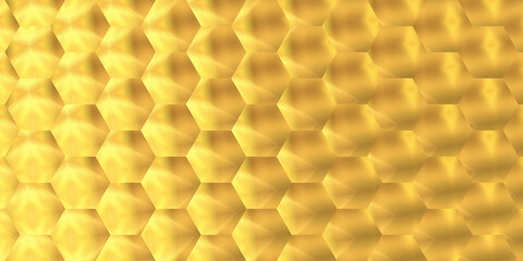 Fraktal in Gold für Hintergründe oder Druck © Nick Freund