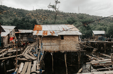 abandoned house in the mountains