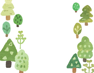 植物のフレーム