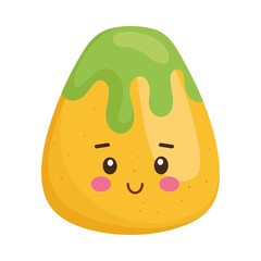 nacho with sauce kawaii