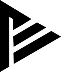 E letter modern logo design