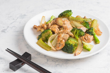 豚肉とブロッコリーの炒め物