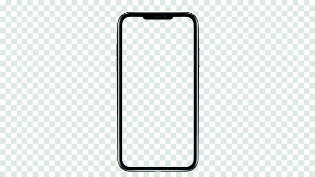 Mockup Iphone 10, 10s, 11, 12, 13pro, and new iphon mini. Mock up screen iphone. Transparent Clipping Path for Infographic Business web site design app ios: Bangkok, Thailand - MAR 13, 2022