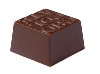chocolate candie isolated on white