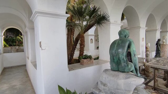 Anacapri - Panoramica dal chiostro di Villa San Michele