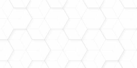 Abstract background with seamless pattern with hexagons . White soft light bubbles pattern of hydrogel balls as contemporary abstract background.