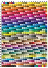 Color palette to RGB. Multicolored for print design